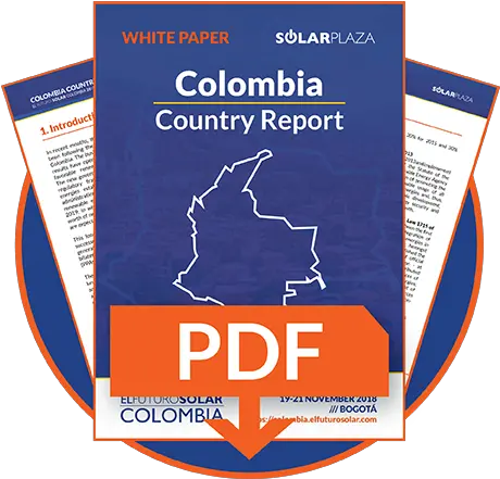 White Paper Solar Energy Png Colombia Png