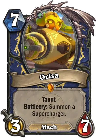 Overwatch Characters As Hearthstone Cards Blog Board Png Orisa Transparent