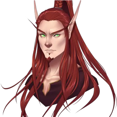 Eligoon By Paolapieretti Warcraft 3 World Of Red Hair Blood Elf Male Png Wood Elf Icon