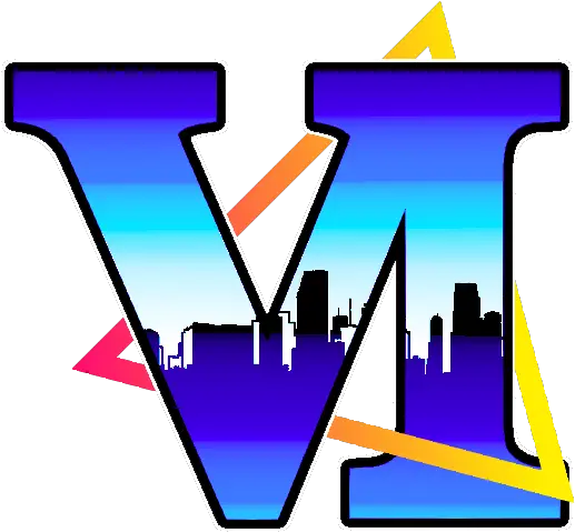 Gta Vi Vice City Themed Logo U0026 Icon Rgta6 Vertical Png Reddit Downvote Icon