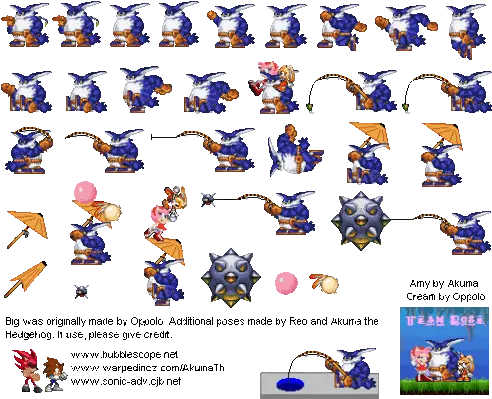 Sprites Images Icons Fonds Du0027écran And Photos Sonic Big The Cat Sprites Png Adw Icon