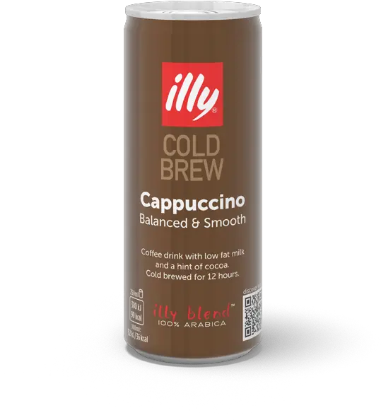 Cold Brew Cappuccino Coffee Illy Ready To Drink 12 Pack Illy Png Cold Brew Icon