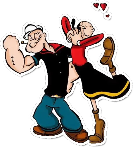 Popeye Stickers Live Wa Stickers Olivia Palito E Popeye Png Popeye Icon