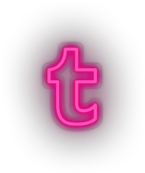 Tumblr Neon Sign Brands And Social Led Neon Decor Color Gradient Png Spiderman Icon Tumblr