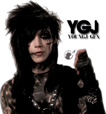 Black Veil Brides Lead Singer In Black Veil Brides Png Andy Biersack Png