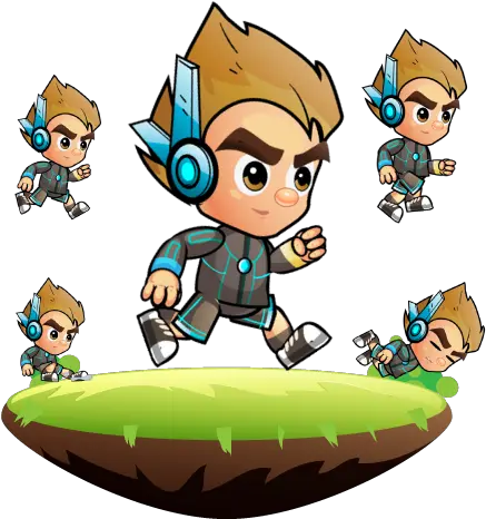 Jenry U2013 Game Character Set Art Partners Fictional Character Png Cartoon Icon Images