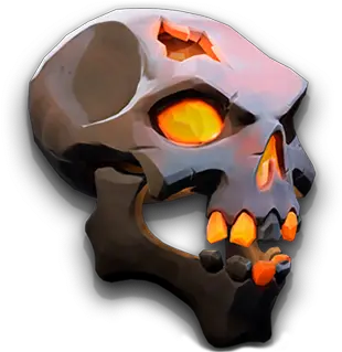 Sea Of Thieves Sea Of Thieves Ashen Winds Sea Of Thieves Ashen Skull Png Ark Red Skull Icon