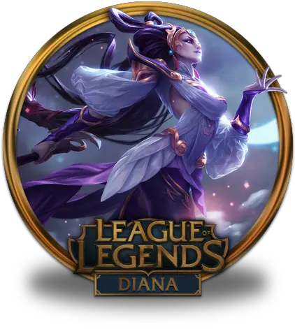 Diana Lunar Goddess Icon Diana Moon Goddess Lol Png Diana Summoner Icon