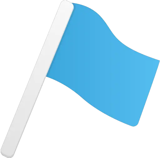 Flag1 Blue Icon Flatastic 9 Iconset Custom Design Desenho Bandeira Azul Png Blue Icon Set