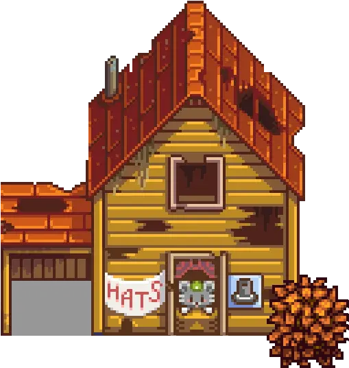 Abandoned House Stardew Valley Hat Shop Png Stardew Valley Png