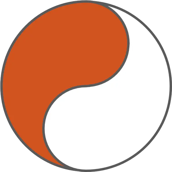 Orange And White Yin Yang Clipart Full Size Clipart Orange And White Yin Yang Png Ying Yang Png