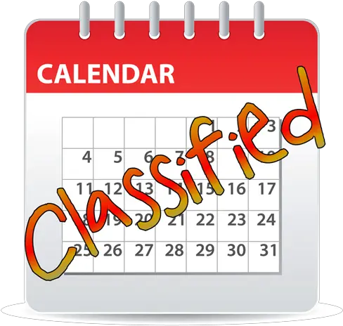 Human Resources Classified Calendars Orange Png Transparent Calendars