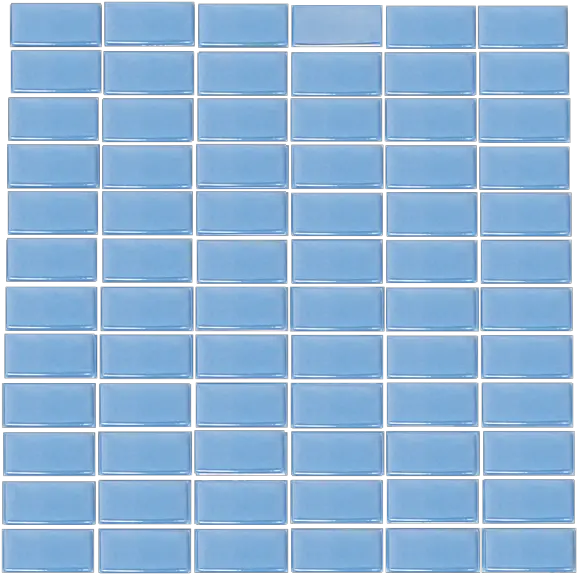 1 X 2 Inch Turquoise Blue Glow In The Dark Recycled Glass Tile Solid Png Blue Glow Png