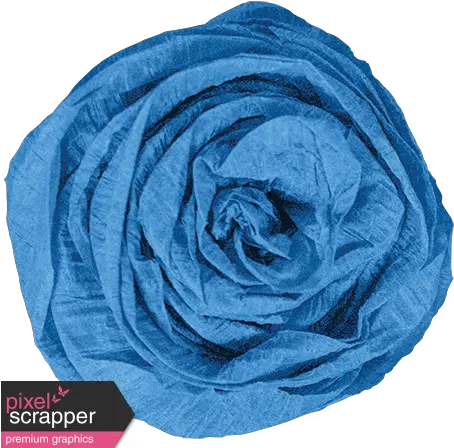 Good Day Blue Paper Flower Graphic By Janet Scott Pixel Garden Roses Png Paper Flower Png