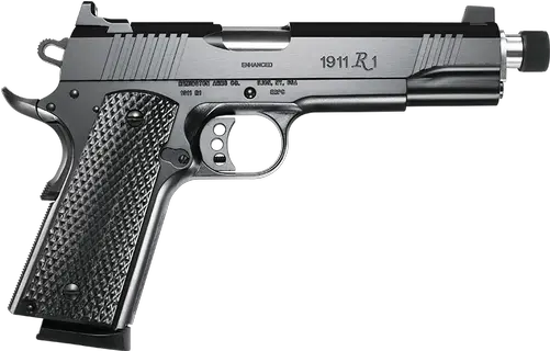 Remington 1911 R1 Enhanced 45 Acp 5 Bbl 8 Rds Laminate Remington 1911 R1 Enhanced Threaded Barrel Png Thompson Center Icon Precision Hunter 6.5 Magazines