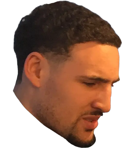 Klay Thompson Golden State Warriors Nba Klay Thompson Transparent Head Png Klay Thompson Png