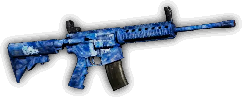M4a1 Blue Dragon Official Infestation The New Z Wiki Assault Rifle Png Blue Dragon Png