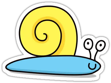 Funny Cute Cartoon Snail Sticker In 2020 Snail Sticker Transparent Png Snail Transparent