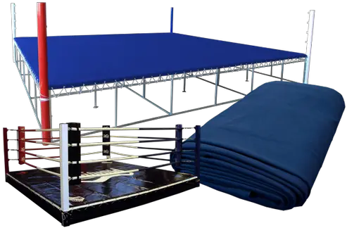 Black Boxing Ring Mat Srf And Canvas Boxing Ring Floor Canvas Png Boxing Ring Png