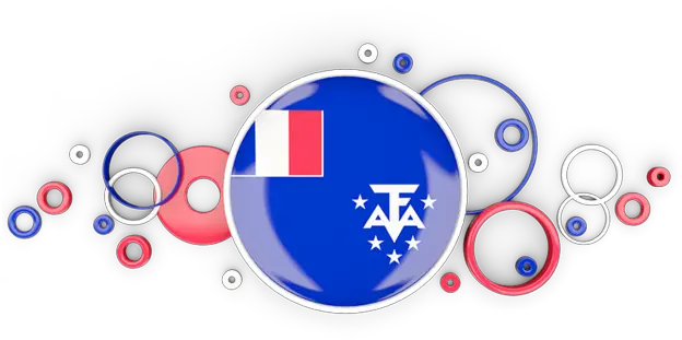 Circle Background Illustration Of Flag French Southern Transparent Malaysia Flag Png French Flag Transparent Background