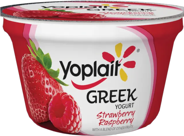 Download Hd Strawberry Clipart Clear Background 32 Oz Yoplait Greek Yogurt Strawberry Png Strawberry Transparent Background