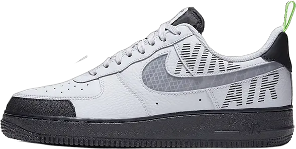 Nike Air Force 1 Low Under Construction Grey Gunsmoke Bq4421 001 The Sole Womens Nike Air Force 1 07 Lv8 2 Png Gun Smoke Png