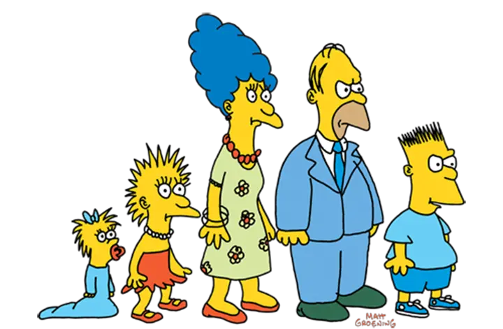 Looking Back Early Simpsons Png The Simpsons Png