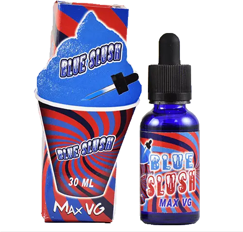 Download Hd Fogworks Premium E Liquid Blue Slush Blue Plastic Bottle Png Vape Png