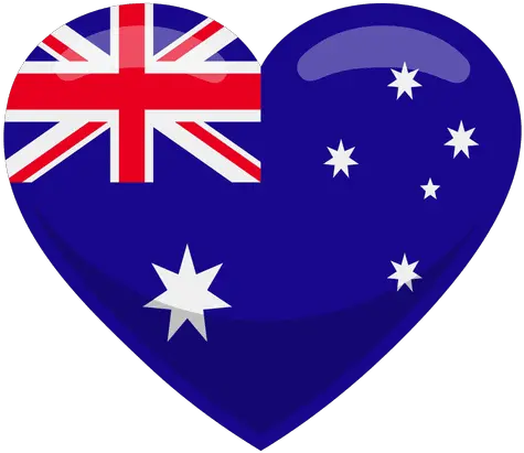 Australia Heart Flag Round New Zealand Flag Png Australia Flag Png