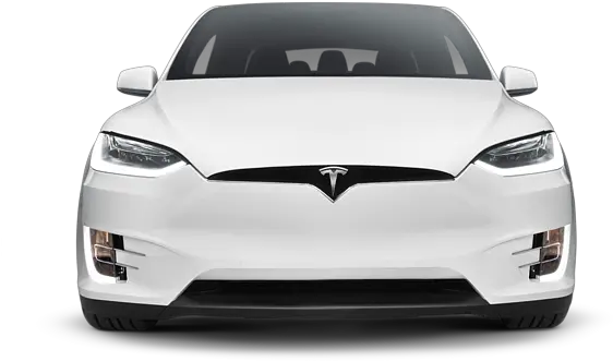 White 2017 Tesla Model X Luxury Suv Electric Car Front Isolated Art Photo Print Tote Bag Tesla Model X Front Png Car Front Png