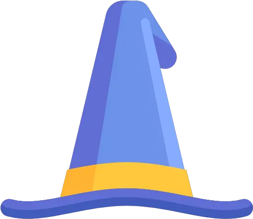 Wizard Hat Party Halloween Magician Wizard Hat Icon Transparent Png Wizard Hat Png