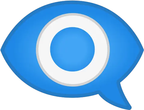 Eye In Speech Bubble Icon Eye In A Speech Bubble Emoji Png Eye Symbol Png