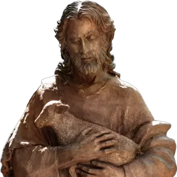 Seek The Face Of God This Summer St Thomas More Good Shepherd Statue Png Jesus Face Png