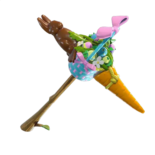 Fortnite Carrot Stick Harvesting Tool Rare Pickaxe Carrot Stick Pickaxe Png Carrot Transparent Background