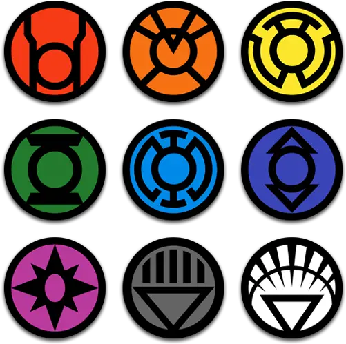 Vector Lantern Logos All Lantern Corps Logos Png Green Lantern Logo Png