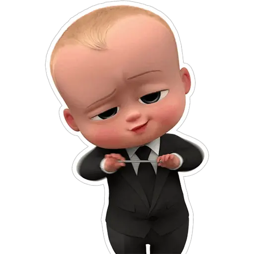 Telegram Sticker 10 From Collection The Boss Baby Movies Coming To Netflix Png Boss Baby Transparent