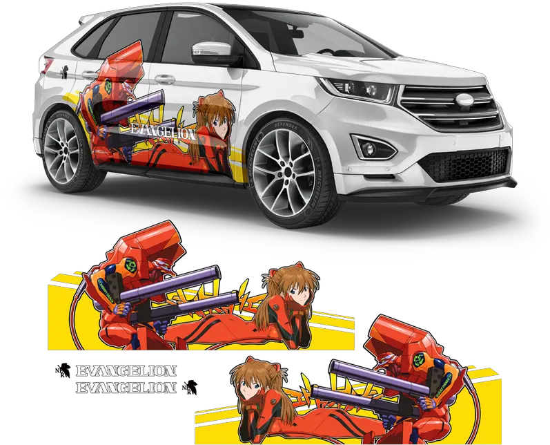 Neon Genesis Evangelion Itasha Anime Style Decals For Any Car Body Neon Genesis Evangelion Car Wrap Png Neon Genesis Evangelion Icon