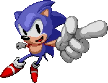 Sonic The Hedgehog Classic By Sega Improved Sonic 2 Sprites Png Classic Sonic Icon