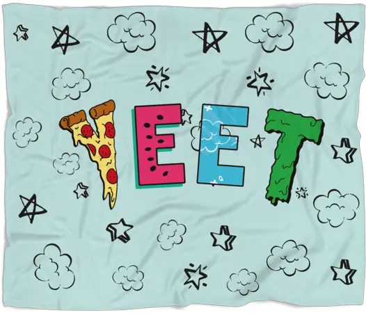 Yeet Pizza Blanket Paper Png Yeet Png