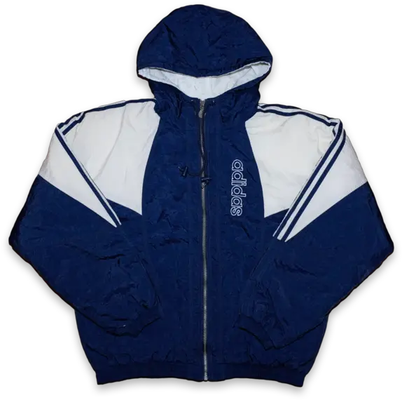 Vintage Adidas Trefoil Logo Jacket Medium Hooded Png Adidas Leaf Logo