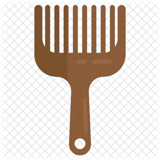 Afro Comb Icon Of Flat Style Brush Png Comb Png