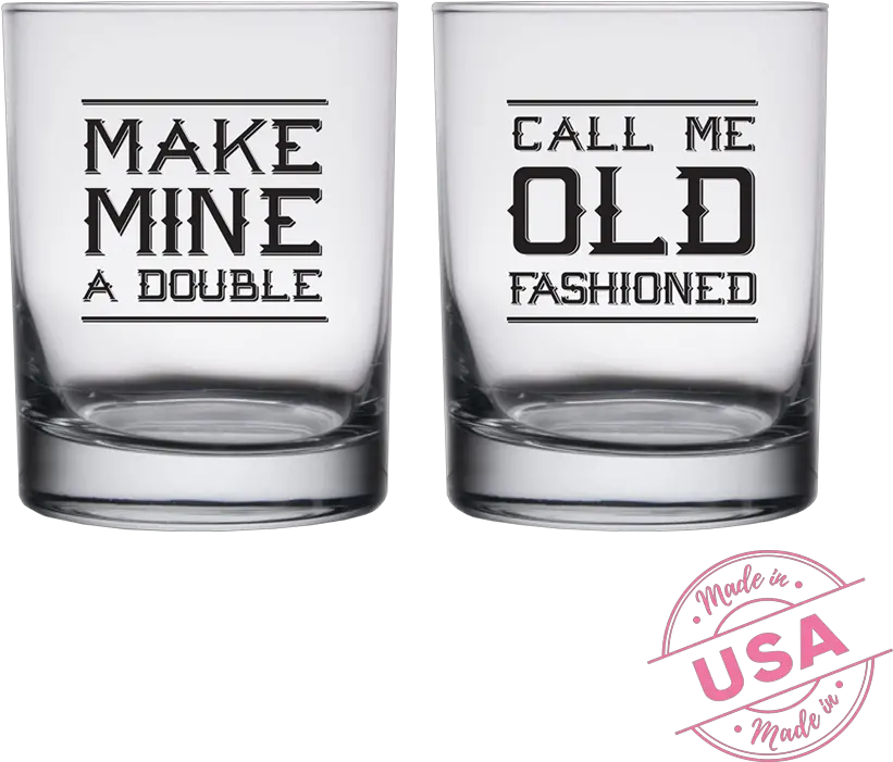 Call Me Old Fashioned U0026 Make Mine A Double Highball Whiskey Glasses Set Of 2 Beer Glassware Png Whiskey Glass Png