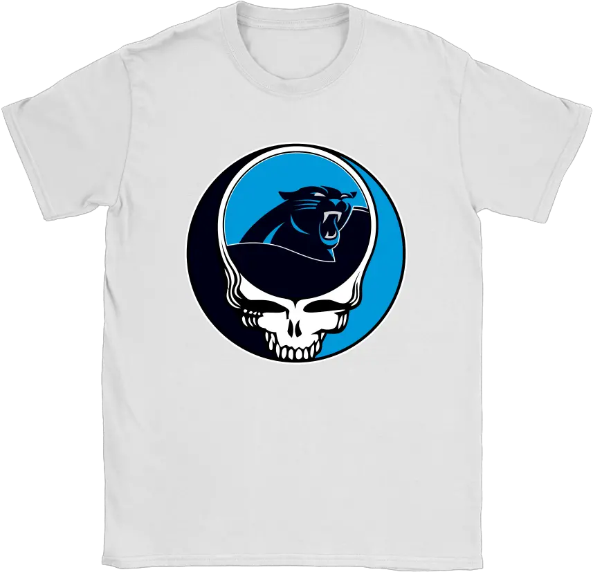 Nfl Team Carolina Panthers X Grateful Dead Logo Band Shirts U2013 Teextee Store Grateful Dead Steal Your Face Png Panthers Logo Images