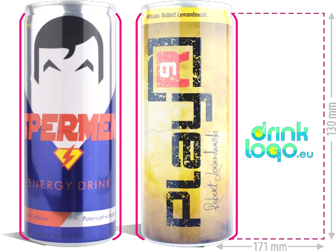 Individual Advertising Drinks With Your Custom Logo For Cylinder Png Energy Drink Icon