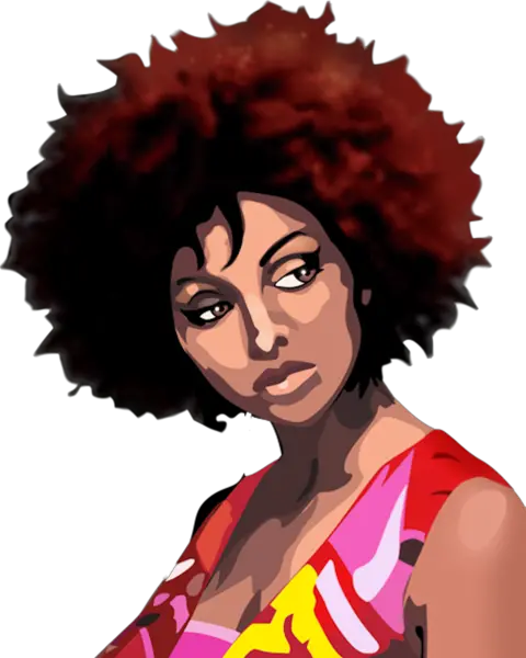 Afro Girl Png Picture Black Girl Afro Cartoon Png Black Girl Png