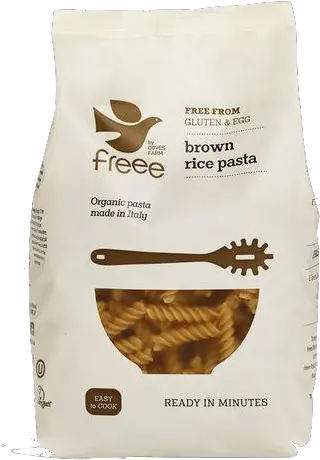 Doves Farm Brown Rice Fusilli 500g Png Rice Transparent