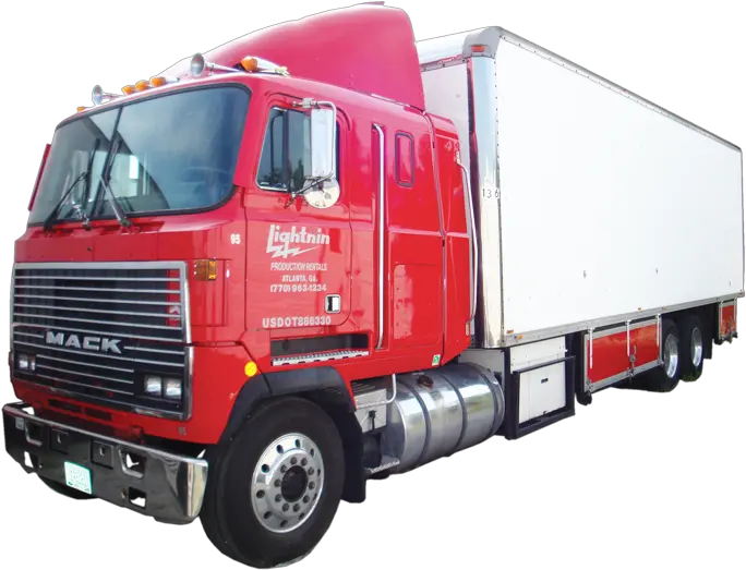 Prop Trucks Set Dressing Box Lightnin Trailer Truck Png Box Truck Png