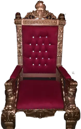 Download Royal Red Velvet Throne Chair Throne Png Throne Png