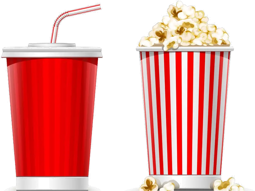 Soft Drink Popcorn Slush Pop Corn And Soda Png Popcorn And Soda Png Popcorn Clipart Png