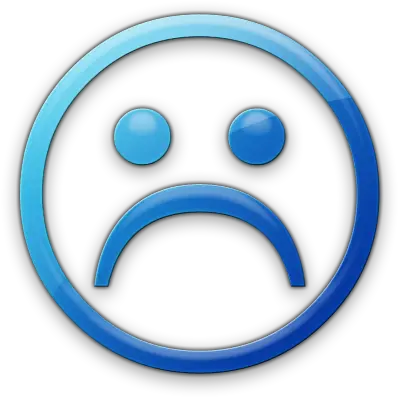 Free Blue Sad Smileys Download Png Blue Sad Icon Sad Icon Png